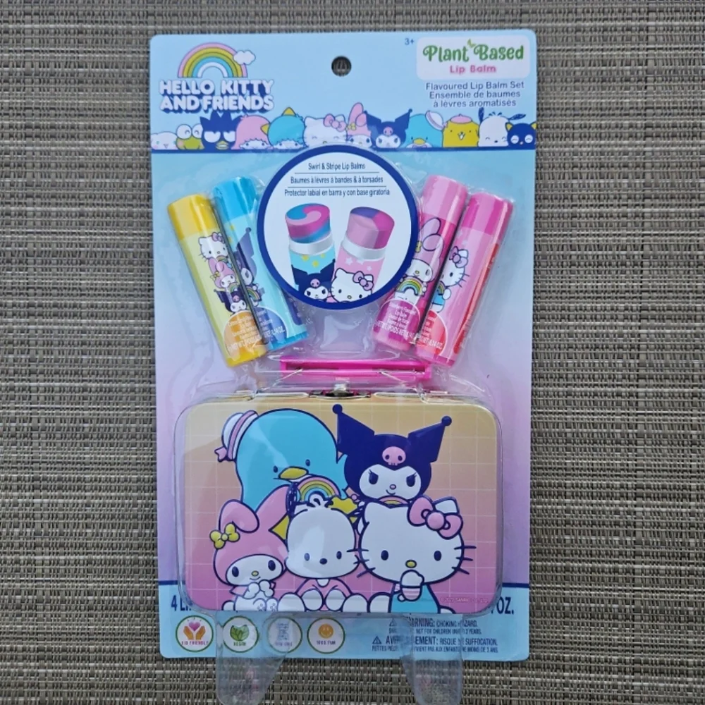 HELLO KITTY AND FRIENDS LIPBALM SET
